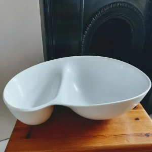 Vintage Wovo Melamine Chip and Dip Serving Bowl