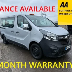 2016 Vauxhall Vivaro 2900 1.6 CDTI 95PS EcoFLEX H1 Combi 9 Seat MPV Diesel Manual