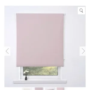 Soft Pink Blackout Blind 60cm - Image 3