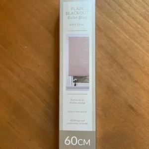 Soft Pink Blackout Blind 60cm