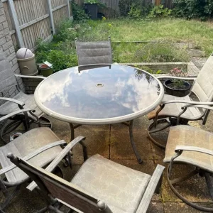 Garden Table and 6 Chairs - Image 2