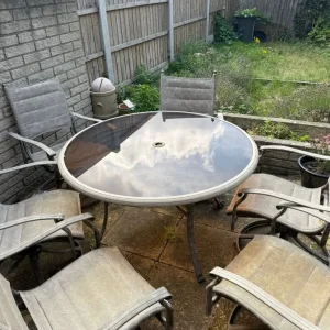 Garden Table and 6 Chairs