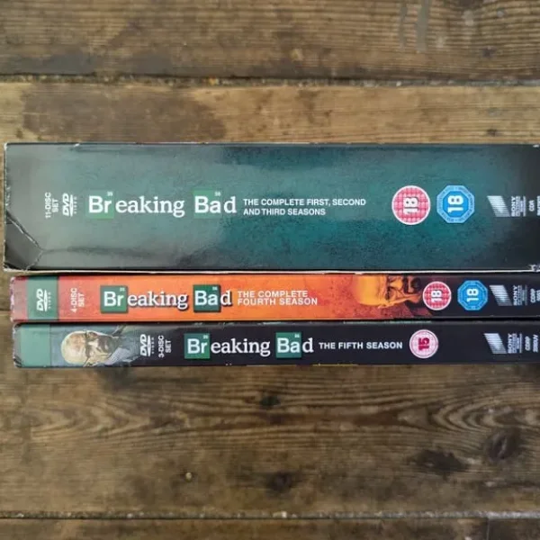 Breaking Bad DVDs Seasons 1–5