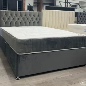 King size divan bed with mattress