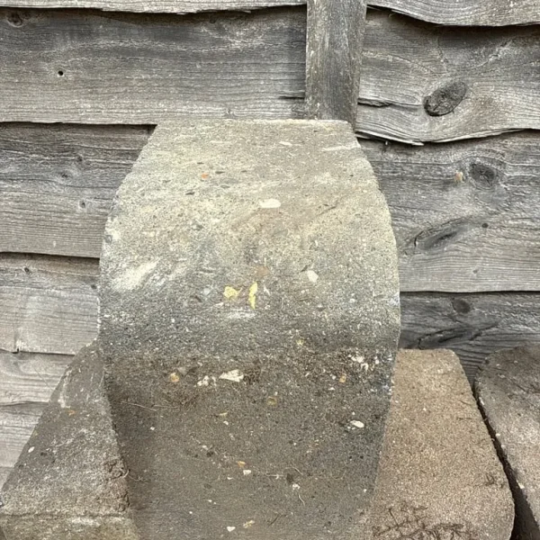 Reclaimed bullnose edging