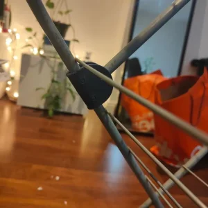 3 Tier Folding Clothes Airer - Image 2