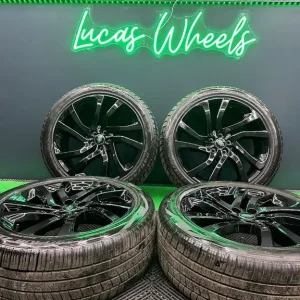 20-inch Land Rover Style 5011 Alloy Wheels with 7mm+ Matching Tyres - Image 4