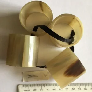 4 Scandinavian Sustainable Horn Napkin Rings