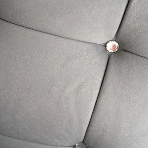 Grey double velour headboard - Image 3