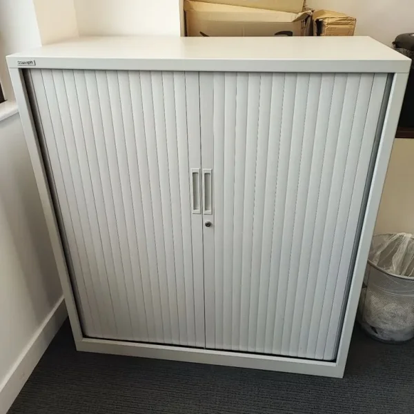 Triumph Steel Tambour Cupboard – 100cm x 100cm