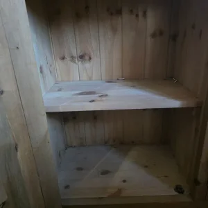 Solid wood and glass display cabinet and sideboard - Image 7