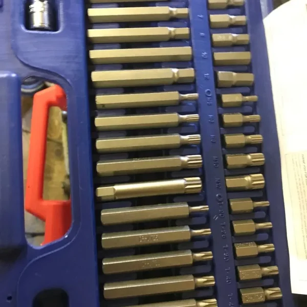 Sealey AK 219 trx spline and hex bit set