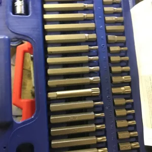 Sealey AK 219 trx spline and hex bit set