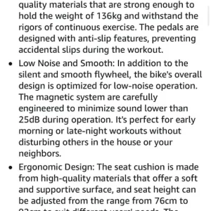 Lacuffy Exercise Bike with LCD Display - Image 5