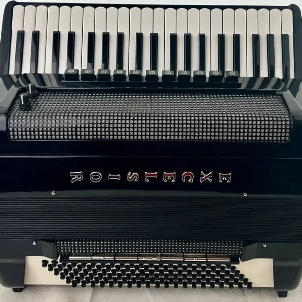 Double Cassotto Excelsior AC Continental - 4 Voice -- 41 / 120 Bass Piano Accordion with MIDI