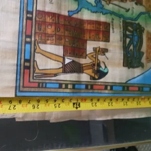 Egyptian scrolls hand-painted x2 - Image 4