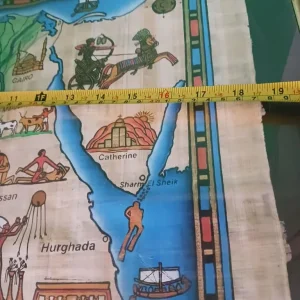 Egyptian scrolls hand-painted x2 - Image 5