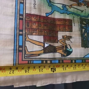 Egyptian scrolls hand-painted x2 - Image 6