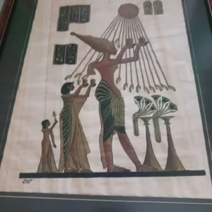 Egyptian scrolls hand-painted x2 - Image 7