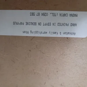 Egyptian scrolls hand-painted x2 - Image 8