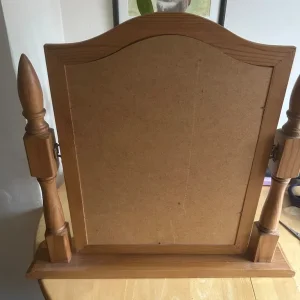 Pine Wood Free Standing Dressing Table Mirror - Image 4