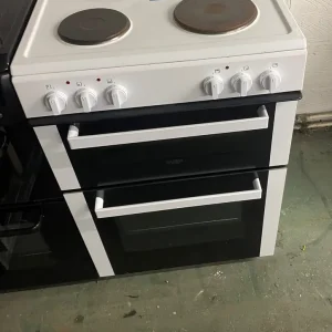 WHITE BUSH 60CM CERAMIC HOB ELECTRIC COOKER