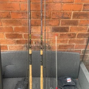 2 Daiwa porky pig barbel rods