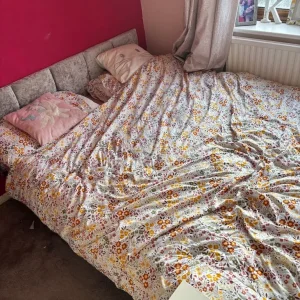 Double bed with mattress