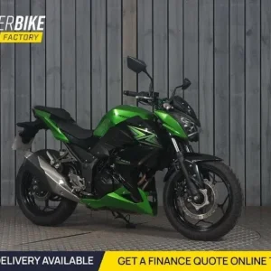 2015 Kawasaki Z300 ABS Green Motorbike