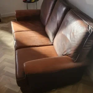 Brown leather sofa sets 3x2 - Image 5