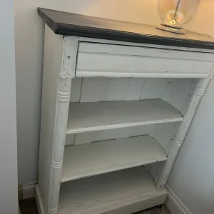 Wooden Shabby Chic Shelf Unit - Image 2