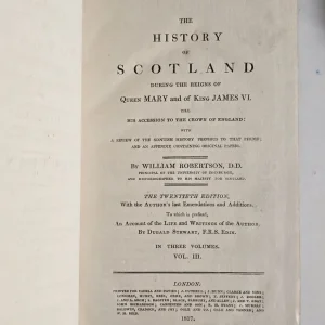 Complete 1817 Regency History of Scotland by William Robertson – Vol. I–III - Image 4