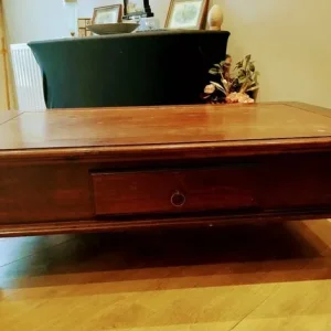 Solid mahogany coffee table - Image 4