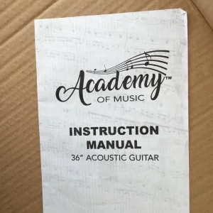 Child’s guitar by Academy - Image 4