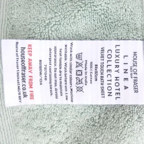 Pair of Hotel-Style Bath Sheets, 675gsm, 84x160cm