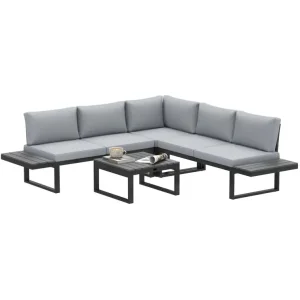 Outsunny 4-Piece Reclining Garden Sofa Set - Image 8
