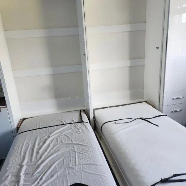 2 Vertical Wall Beds