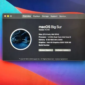 Apple iMac 21.5" Mid 2014 - Image 2