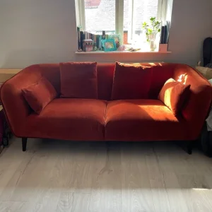 Barker and Stonehouse Purcell burnt orange sofa
