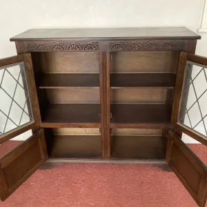 Dark wood cabinet - Image 3