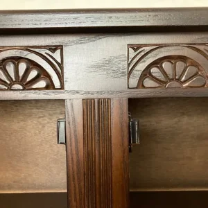 Dark wood cabinet - Image 5