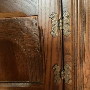 Dark wood cabinet - Image 7
