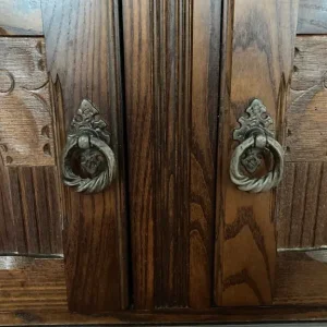 Dark wood cabinet - Image 8