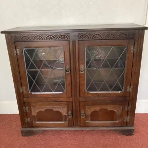 Dark wood cabinet