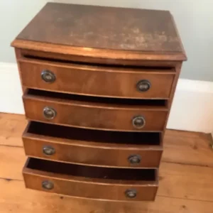 Solid Wood Dark Brown Small Chest of Drawers - Image 7