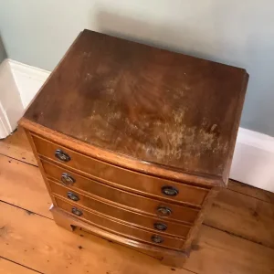 Solid Wood Dark Brown Small Chest of Drawers - Image 8