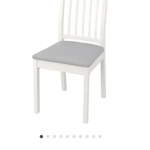 2 IKEA Ekedalen White Chairs - Image 8