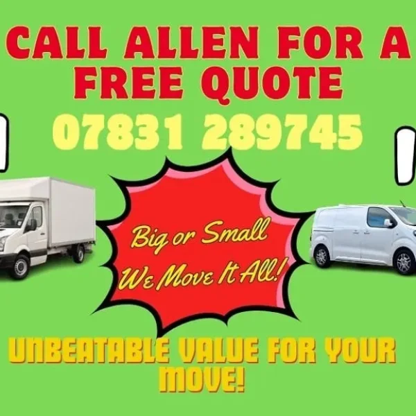 Man and Van for Office Moves and House Clearances