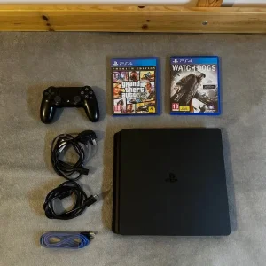 Sony PS4 Slim with Controller and Two Games