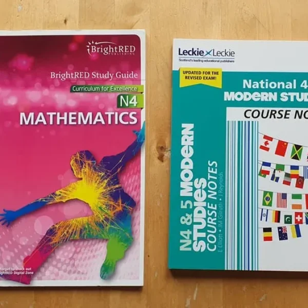 School Books - Nat 4 Mathematics and Modern Studies